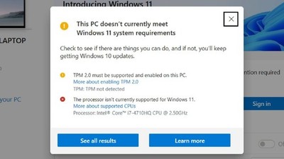 Windows says you can't upgrade from 10 to 11?  We can help!  Love your PC again.