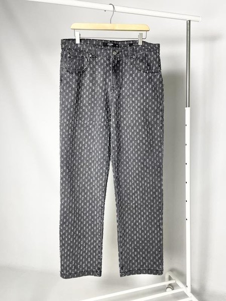 Men Jaded London Jeans Grey Denim 34