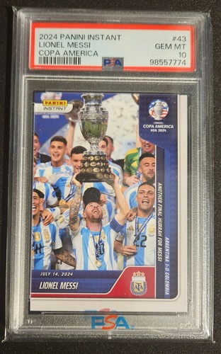 2024 Panini Instant Copa America Lionel Messi #43 - PSA 10