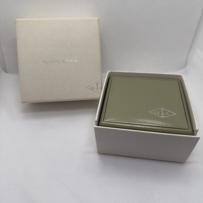 Van Cleef & Arpels VCA Bracelet Necklace Jewelry Gift Box Green Authentic