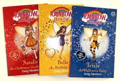 Rainbow Magic Book Bundle 3 Books Trixie Natalie & Belle 2016 Unread VGC