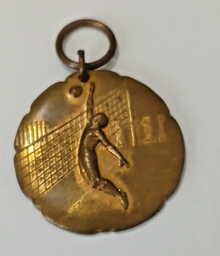 GOLDEN VOLLEYBALL MEDAL FREE SHIPPING