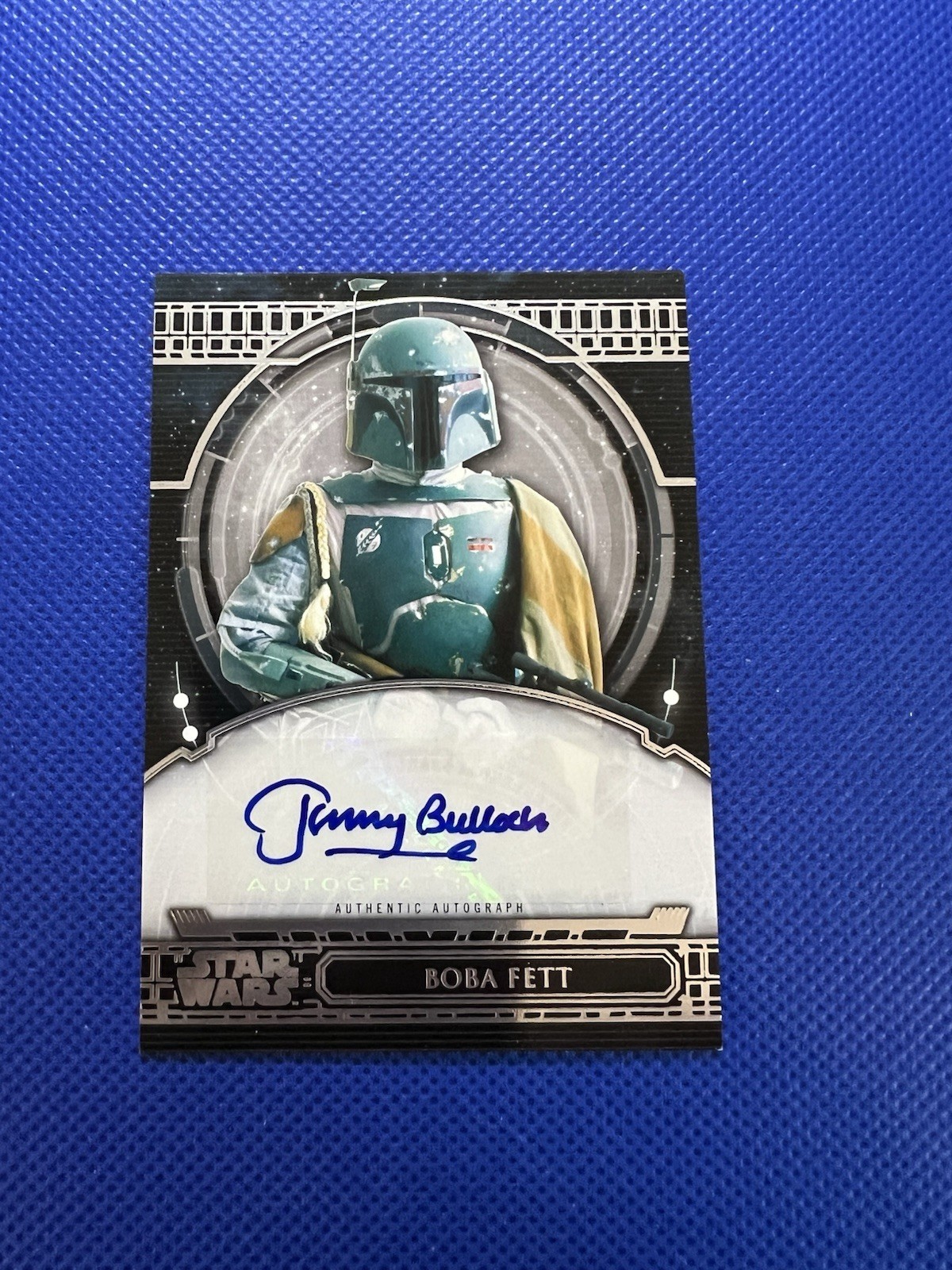 2017 Topps Star Wars 40th Anniversary Jeremy Bulloch as Boba Fett Auto AA-JBU view 6