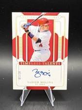 2025 National Treasures Yadier Molina Timeless Talents Holo Gold Auto 2/10