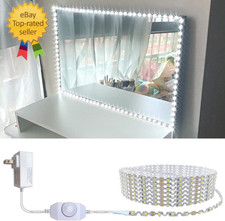 13Ft/4M Led Vanity Mirror Lights Kit Bendable NO Need to Cut Vanity Make-Up