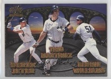 1998 Invincible Team Checklists Derek Jeter Tino Martinez Bernie Williams 12gr