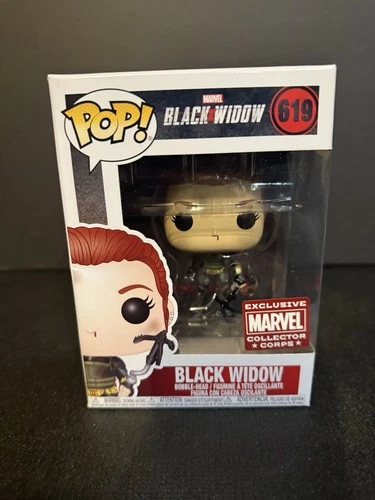 FUNKO POP ! BLACK WIDOW 619 MARVEL COLLECTOR CORPS DB15