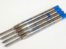 LOT of 4 Pelikan 337 Giant Ballpoint Refill, Medium Point, Blue Ink - 4-Pack