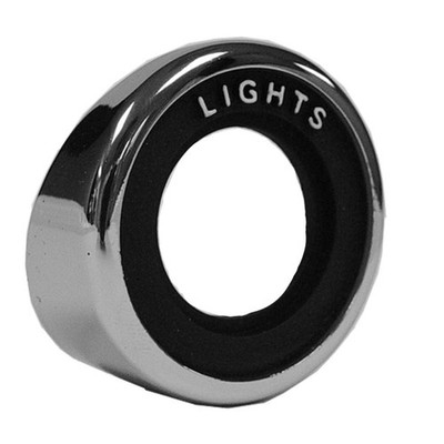 69-70 MUSTANG HEADLIGHT SWITCH BEZEL, NEW