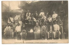Sénégal.St Louis. Société Musicale Le Faidherbe en 1910.