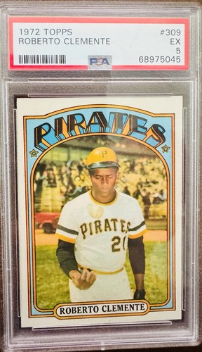1972 Topps Roberto Clemente #309 — PSA 5