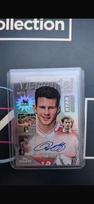 2025 Topps Decades 1900’s Ryan Giggs Manchester United /10 Auto Mercuial Insert - Image 1 of 2