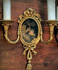 Stunning Antique Set of 4 Chinoiserie E F Caldwell Wall Sconces — photo 10