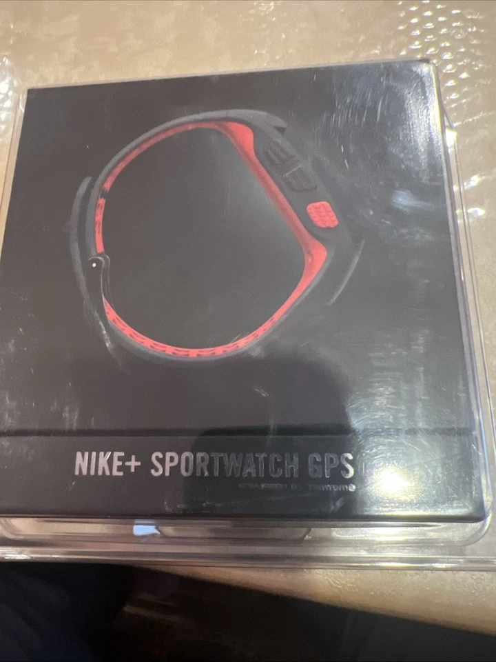 Nuevo reloj deportivo oficial Nike+ GPS negro/rojo venta al por menor $169 Foto 2 de 4