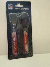 NFL Licensed Cincinnati Bengals Toddler Fork Spoon Set New In Package