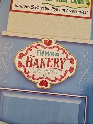 Christmas Elf on a Shelf Elf Mates CHEF Pop Out Play Set BAKERY NEW