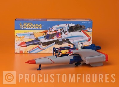 Pro Custom Star Wars Droids White Witch Prototype Vehicle, Industrial 3D Printed