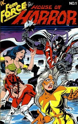 Femforce in the House of Horror #1 FN; AC | Greg Horn - w/Bag+Board