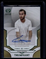 2025 Topps Triumphant #55-A Hugo Gaston Autographs Trophy Gold Foil #/50