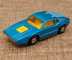 Matchbox Superfast No. 65 Saab Sonett III Blue 1973 Lesney England Near Mint+