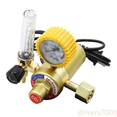 36v Co2 Reducing Valve CO2 Gauge Gauge Mixer Heating Energy Saving