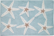 - Coastal Bathroom Rug 20X30, Soft  Absorbent Cotton  Soft  Absorbent Cotton,
