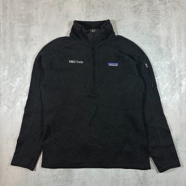 Patagonia Better Sweater 1/4-Zip Fleece Pullover Women's Medium Black Outdoor