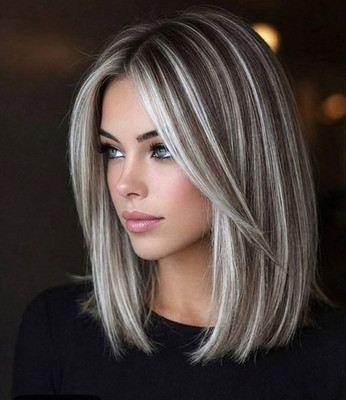 Balayage Blonde Brown Highlight 13x4 Lace Front Human Hair Wigs