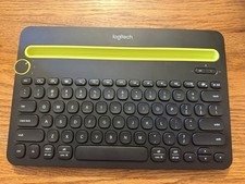 Logitech K480 Multi-Device Bluetooth Keyboard Black - Excellent - Tested