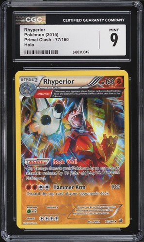 Rhyperior graded CGC 9 for sale on eBay