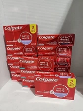 16 Colgate Toothpaste Bundle Optic White Stain Fighter, Advanced + More Exp /26+