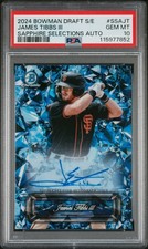 2024 BOWMAN DRAFT SAPPHIRE ED SAPPHIRE SELECTIONS AUTOS JAMES TIBBS III PSA 10
