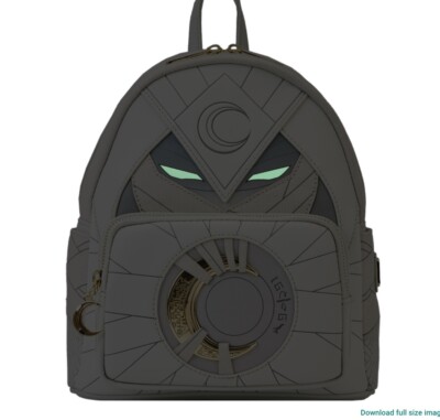 Loungefly Moon Knight Glow GITD Cosplay Backpack Wondercon 