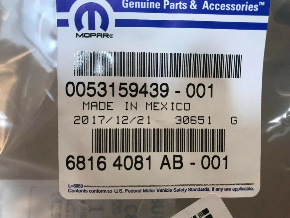 Cable de control de cambio de marchas Dodge Dart Transaxle 12-16 Mopar de fábrica nuevo OEM Foto 4 de 4