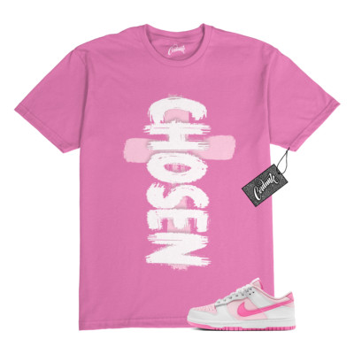 Dunk Pink Foam Playful White Air Force 1 T Shirt to Match CHOSEN