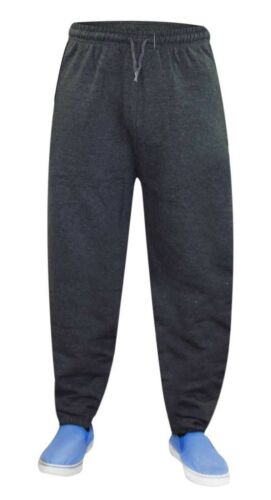 New Mens Jogging Bottom Fleece Joggers Open Hem With 3 Zip Pockets S - 6XL - Picture 7 of 8