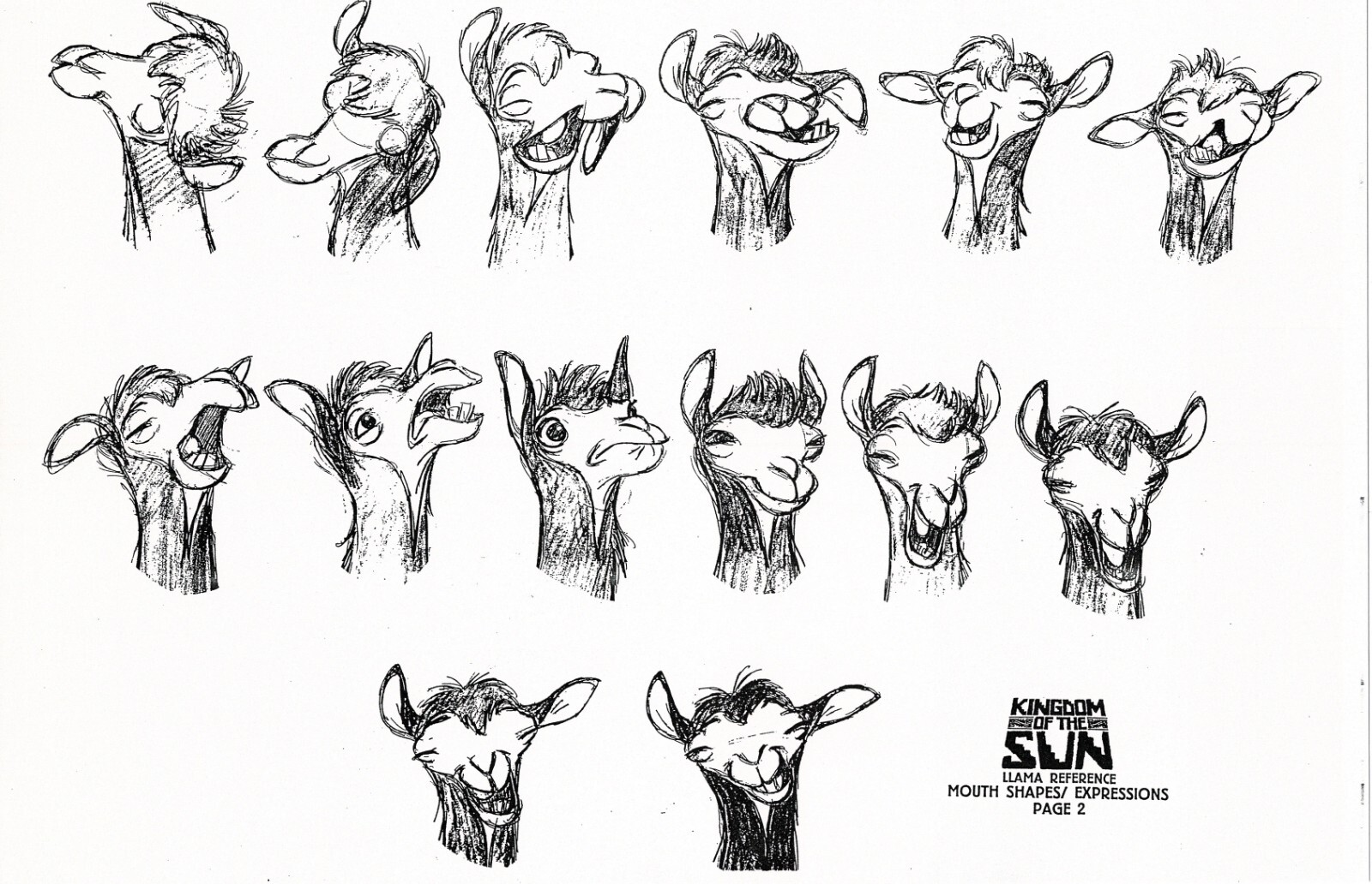 The Emperors New Groove Walt Disney Production Model Copy 2000 - 019