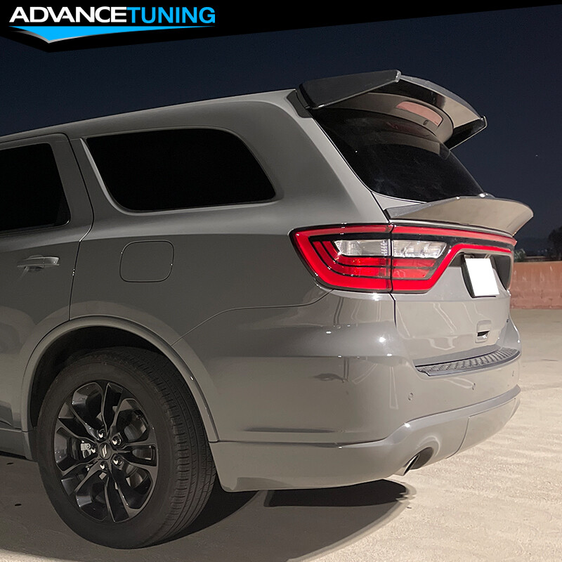 Fits 11-24 Dodge Durango Carbon Fiber Print IKON Style Roof Spoiler ...