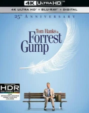Forrest Gump (25th Anniversary) (4K Ultra HD, Blu-ray) NEW, Tom Hanks