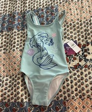 Toddler Girls 4T Ariel My Little Mermaid One-Piece Swimsuit NeW 