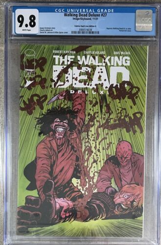 Walking Dead Deluxe #27 ECCC 2021 Limited Edition Variant CGC 9.8 CVL - Picture 1 of 3