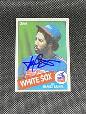 Harold Baines Chicago White Sox Signed Auto 1985 Topps #249 ~ COA