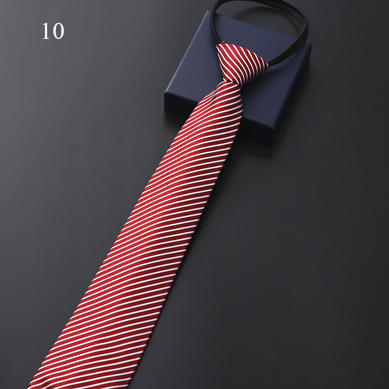 13Pcs Men Fashion Zipper Tie Wedding Party Formal Business Necktie