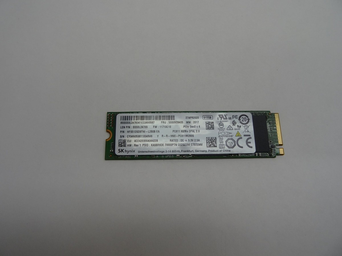 SK HYNIX 512GB PC611 M.2 PCIE NVME SSD HFS512GD9TNI | eBay