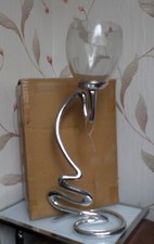 Endon large chrome finish candle holder - New Boxed.