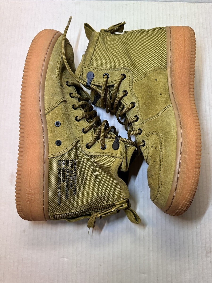 Nike Air Force 1 SF AF1 MID Mens Size 6.5 / 6.5Y Desert Moss URBAN