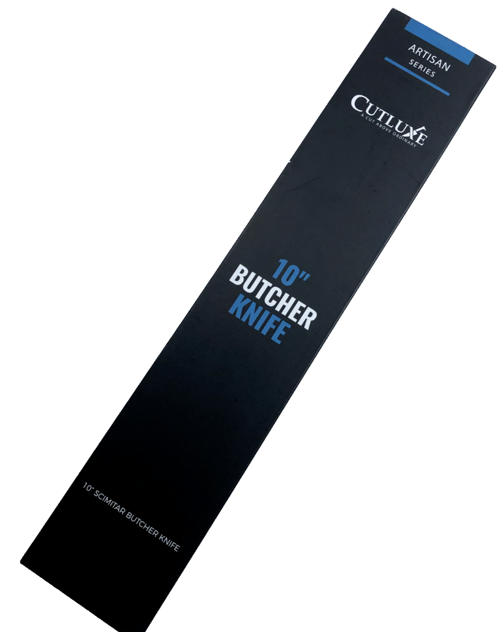 Cutluxe Butcher Knife 10″ Cimeter & Breaking Knife High Carbon