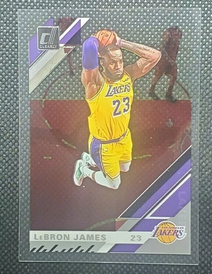 2019-20 Clearly Donruss Lebron James Base #20 Los Angeles Lakers