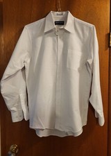 Manhattan Shirtmakers Mens White Bussiness Button Down Long Slvs Sz.15.5/32