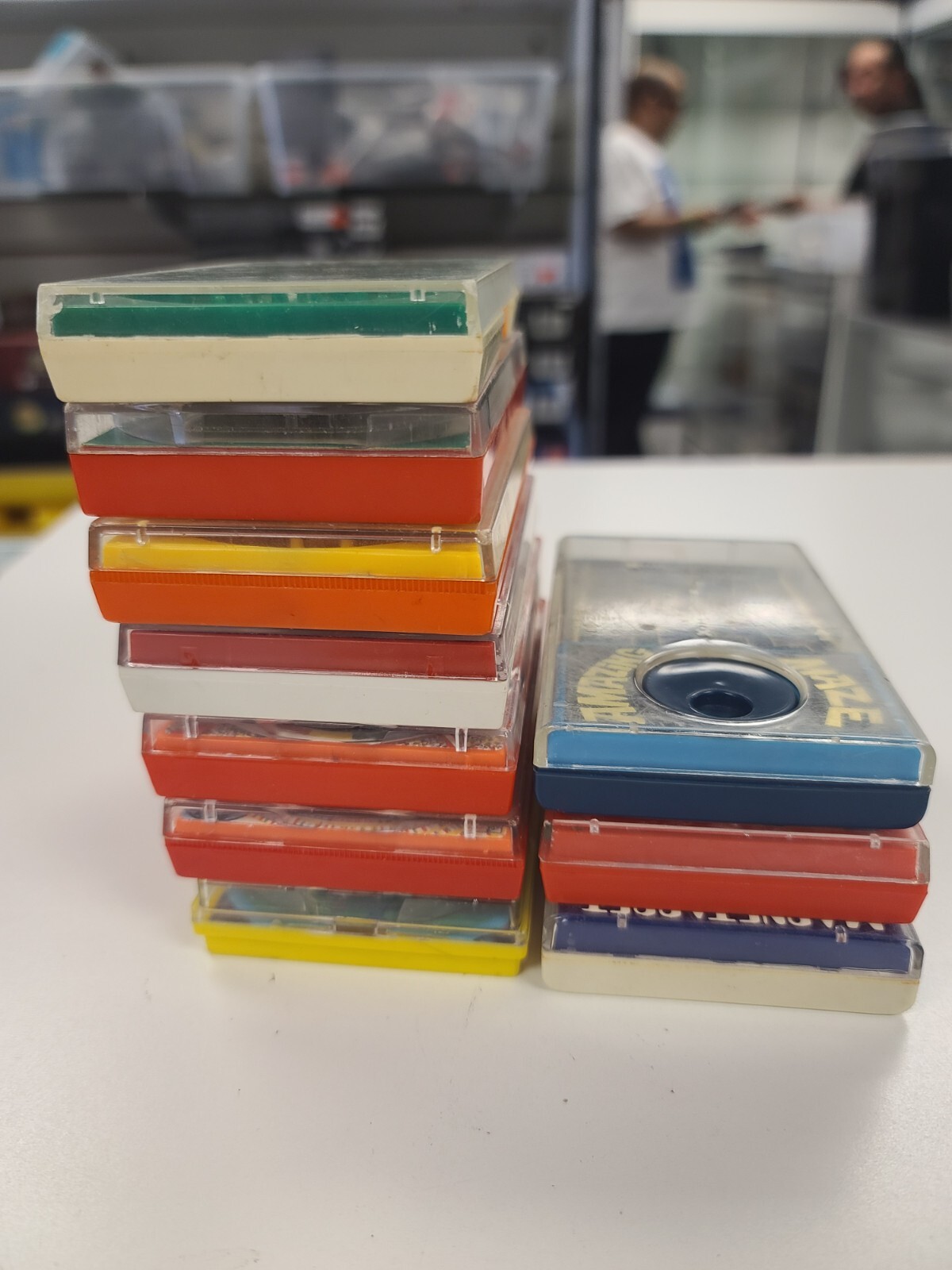 Vintage Handheld Pocket Games LOT (10) Tomy Speedway Target Baseball